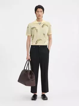 Укороченные брюки по фигуре JACQUEMUS The Cabri pants, черный