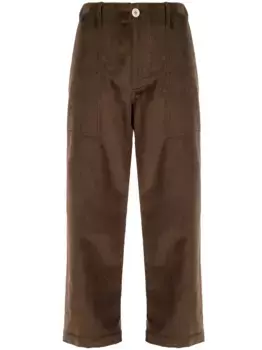 Укороченные брюки прямого кроя Jejia, коричневый