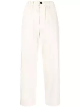 Укороченные брюки прямого кроя JIL SANDER, нейтральный