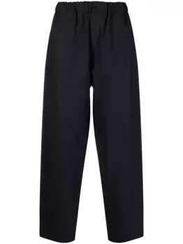 Укороченные брюки прямого кроя JIL SANDER, синий