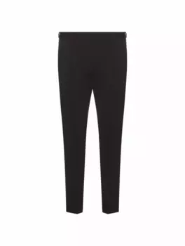 Укороченные брюки с лампасами Dolce&Gabbana, черный