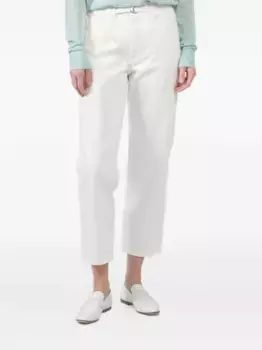 Укороченные брюки с поясом Xirena, белый
