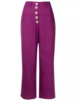 Укороченные брюки с пуговицами Olympiah, фиолетовый