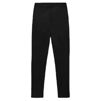 Укороченные брюки с разрезами Zara, черный