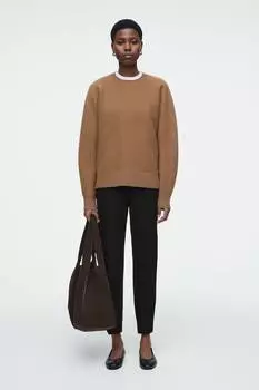 Укороченные брюки с узкими штанинами Cos, черный