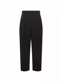 Укороченные брюки с защипами Elie Saab, черный