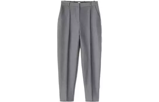 Укороченные брюки с защипами TOTEME, Steel Blue