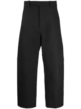 Укороченные брюки широкого кроя Craig Green, черный