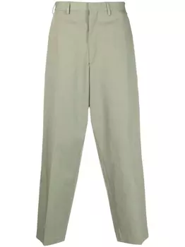 Укороченные брюки широкого кроя Etudes, зеленый