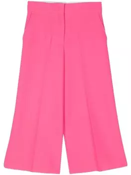 Укороченные брюки широкого кроя MSGM, розовый