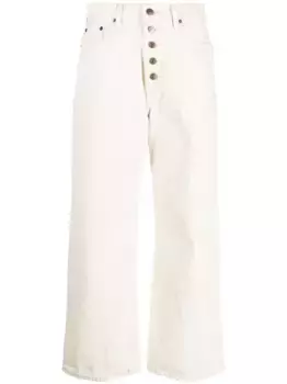 Укороченные брюки широкого кроя POLO RALPH LAUREN, нейтральный