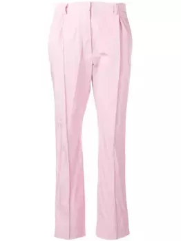 Укороченные брюки со складками VALENTINO GARAVANI, розовый
