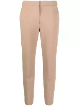 Укороченные брюки средней посадки MAX MARA, нейтральный