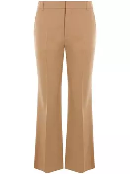 Укороченные брюки строгого кроя Chlo, бежевый