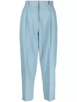 Укороченные брюки строгого кроя Elisabetta Franchi, синий