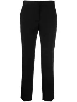 Укороченные брюки строгого кроя JIL SANDER, черный