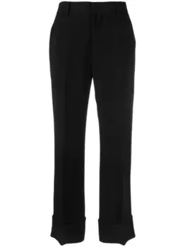 Укороченные брюки строгого кроя N21, черный