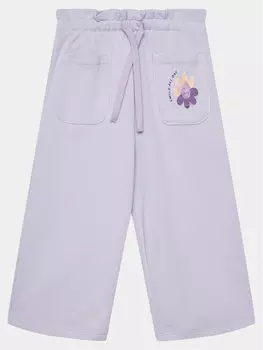 Укороченные брюки United Colors Of Benetton, фиолетовый