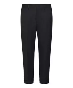 Укороченные брюки узкого кроя Low Brand, черный