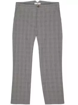 Укороченные брюки в клетку Prince of Wales Vivienne Westwood, серый