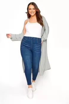 Укороченные джеггинсы Дженни Yours Curve, синий