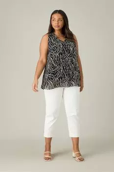 Укороченные джеггинсы Live Unlimited, белый