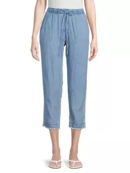 Укороченные джинсовые брюки с высокой посадкой 1822 Denim Nadine