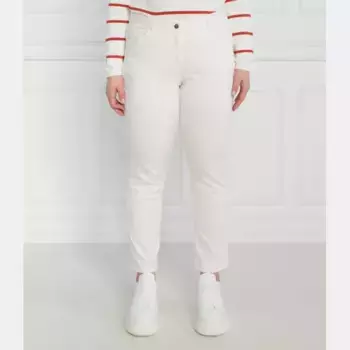 Укороченные джинсы больших размеров Persona By Marina Rinaldi, экрю