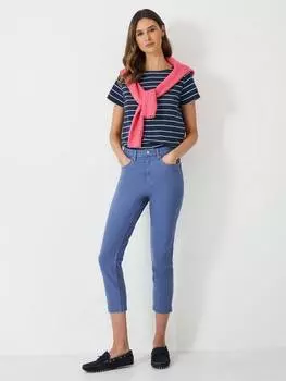 Укороченные джинсы Crew Clothing, темно-синий