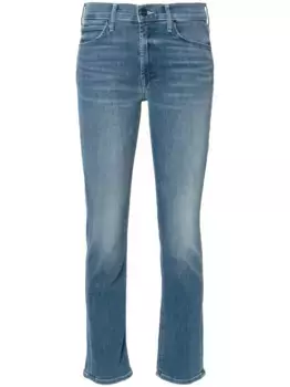 Укороченные джинсы Dazzler средней посадки MOTHER, синий