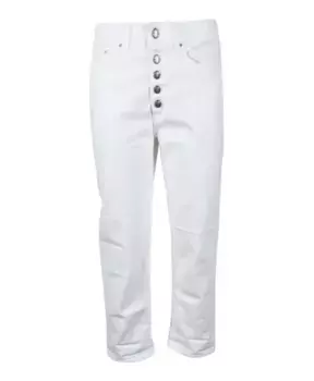 Укороченные джинсы Dondup, белый
