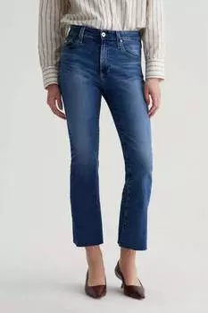 Укороченные джинсы Farrah Boot Crop в люцерне AG Jeans, цвет lucerne