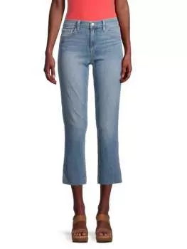 Укороченные джинсы Joe's Jeans со средней посадкой, голубой