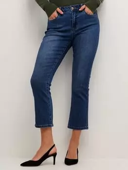 Укороченные джинсы KAFFE Karla Sinem, синие