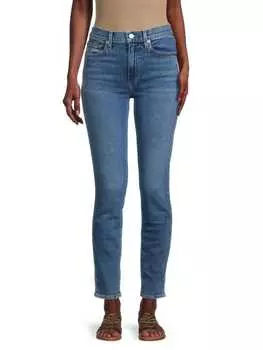 Укороченные джинсы LE JEAN узкого кроя Vivie, river