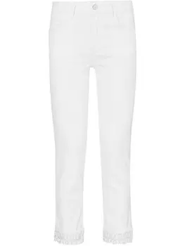 Укороченные джинсы LIU JO Bottom Up, белый