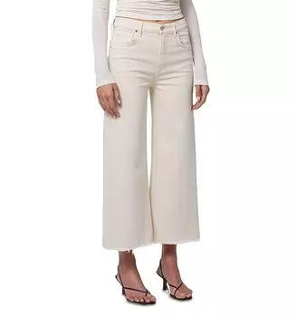 Укороченные джинсы Lyra High Rise Wide Leg в цвете Almondette Citizens of Humanity, слоновая кость/кремовый