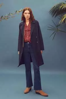 Укороченные джинсы Mango, синий