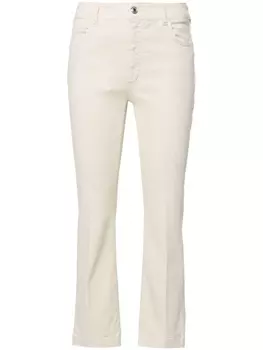 Укороченные джинсы Nilly средней посадки Sportmax, бежевый