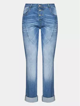 Укороченные джинсы Please, синий