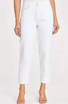 Укороченные джинсы Presley с высокой посадкой и свободным кроем в стиле снежной бури PISTOLA, цвет snowstorm