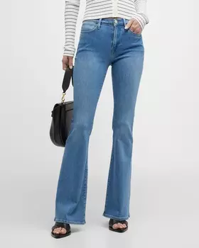 Укороченные джинсы прямого кроя Le Garcon с манжетами FRAME