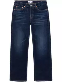 Укороченные джинсы RE/DONE, синий