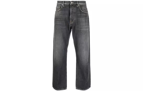 Укороченные джинсы с логотипом Golden Goose, серый