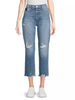 Укороченные джинсы scout с высокой посадкой Joe's Jeans Blue