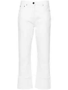 Укороченные джинсы Semicouture, белый