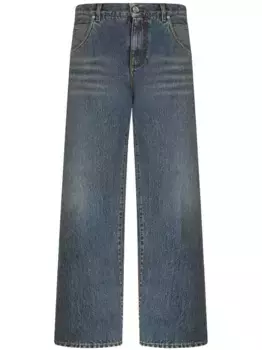 Укороченные джинсы широкого кроя ETRO, синий