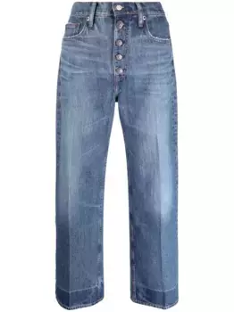 Укороченные джинсы широкого кроя POLO RALPH LAUREN, синий