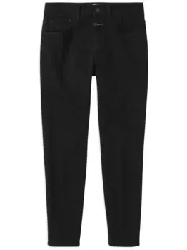 Укороченные джинсы скинни Closed, черный