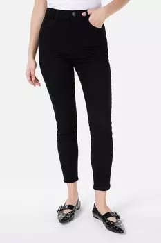 Укороченные джинсы скинни Colin'S, черный